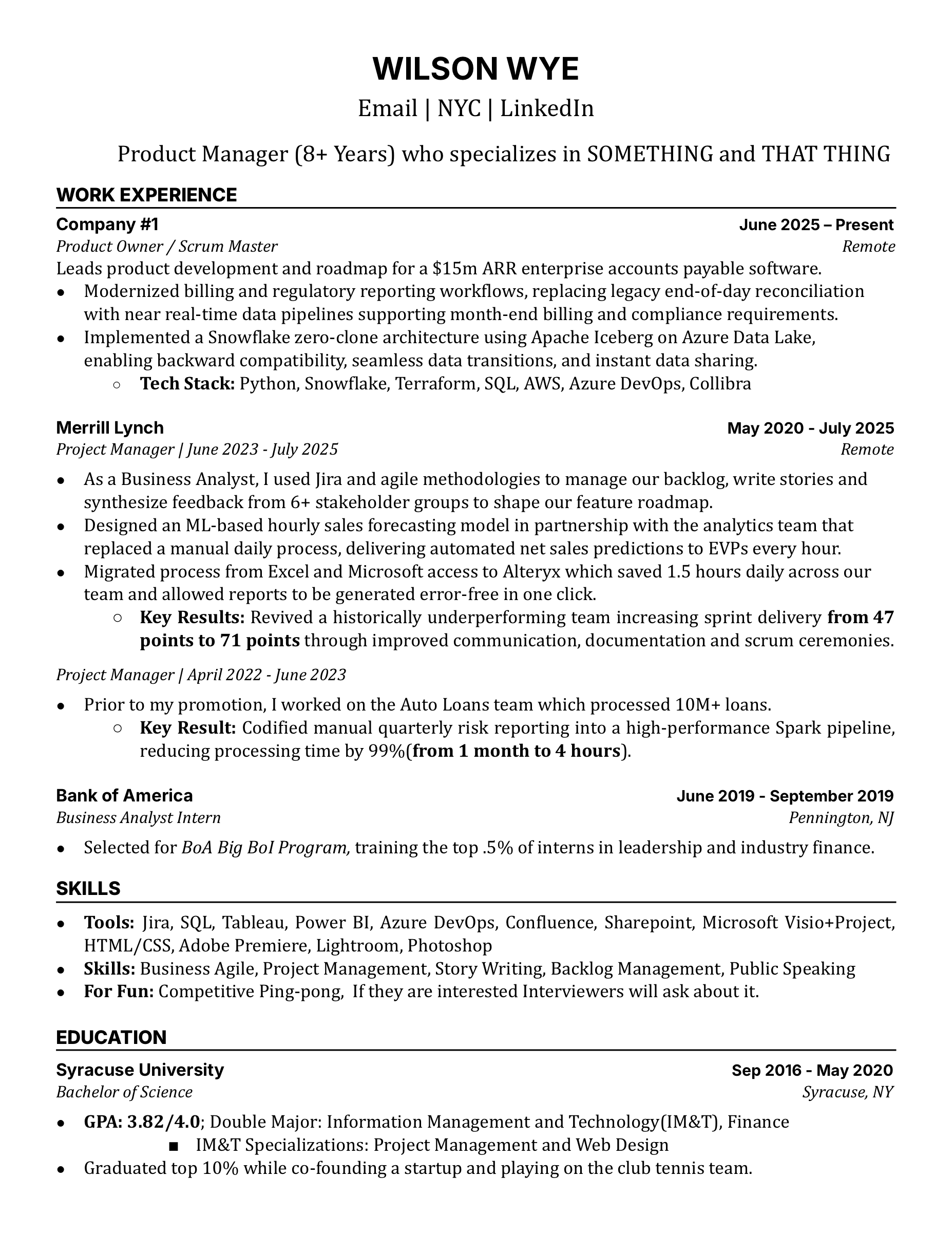 Jumpseat Resume Template
